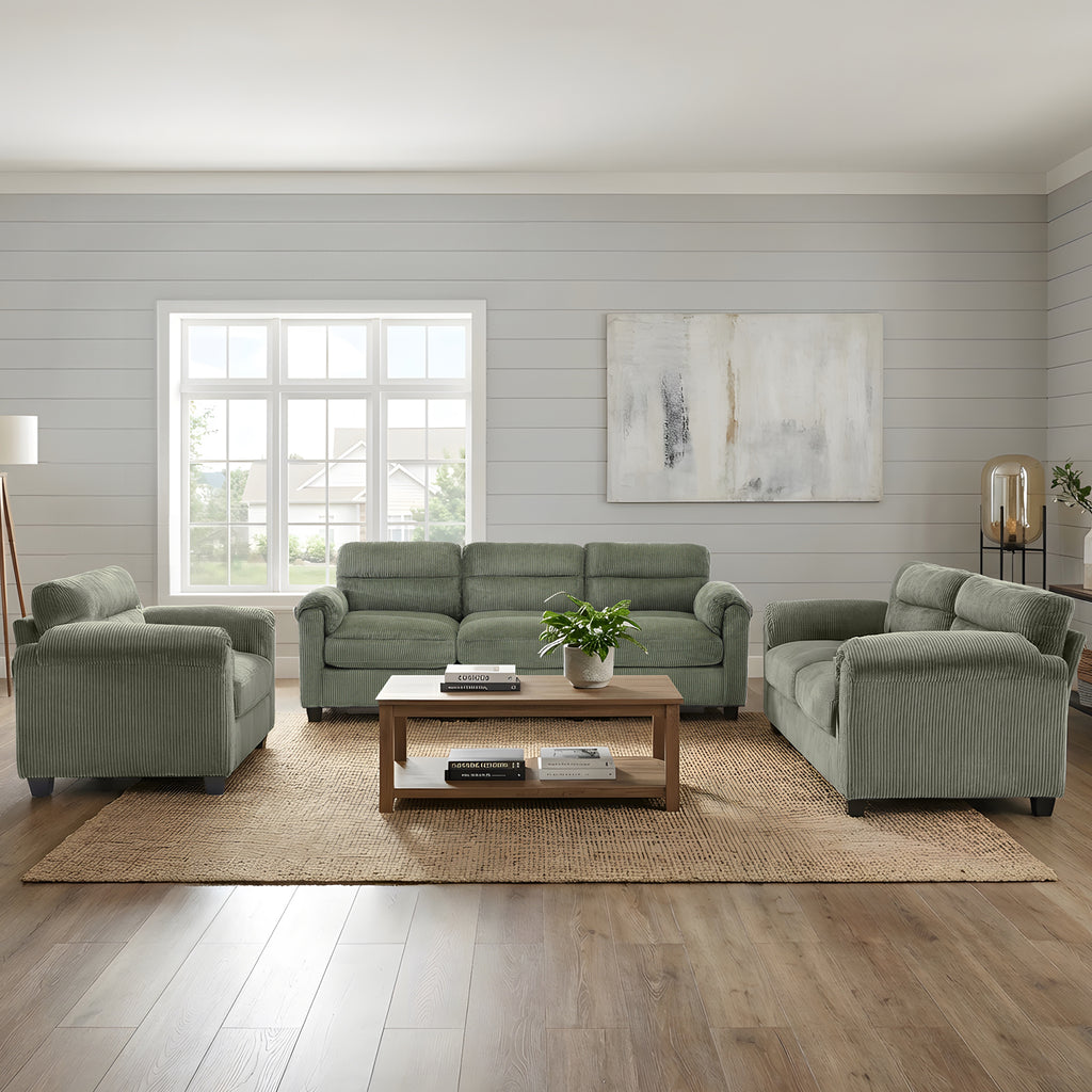 Modular Sectional Sofa Couches Living Room Sofa Set Ideal for Small Spaces & Family Fun Green