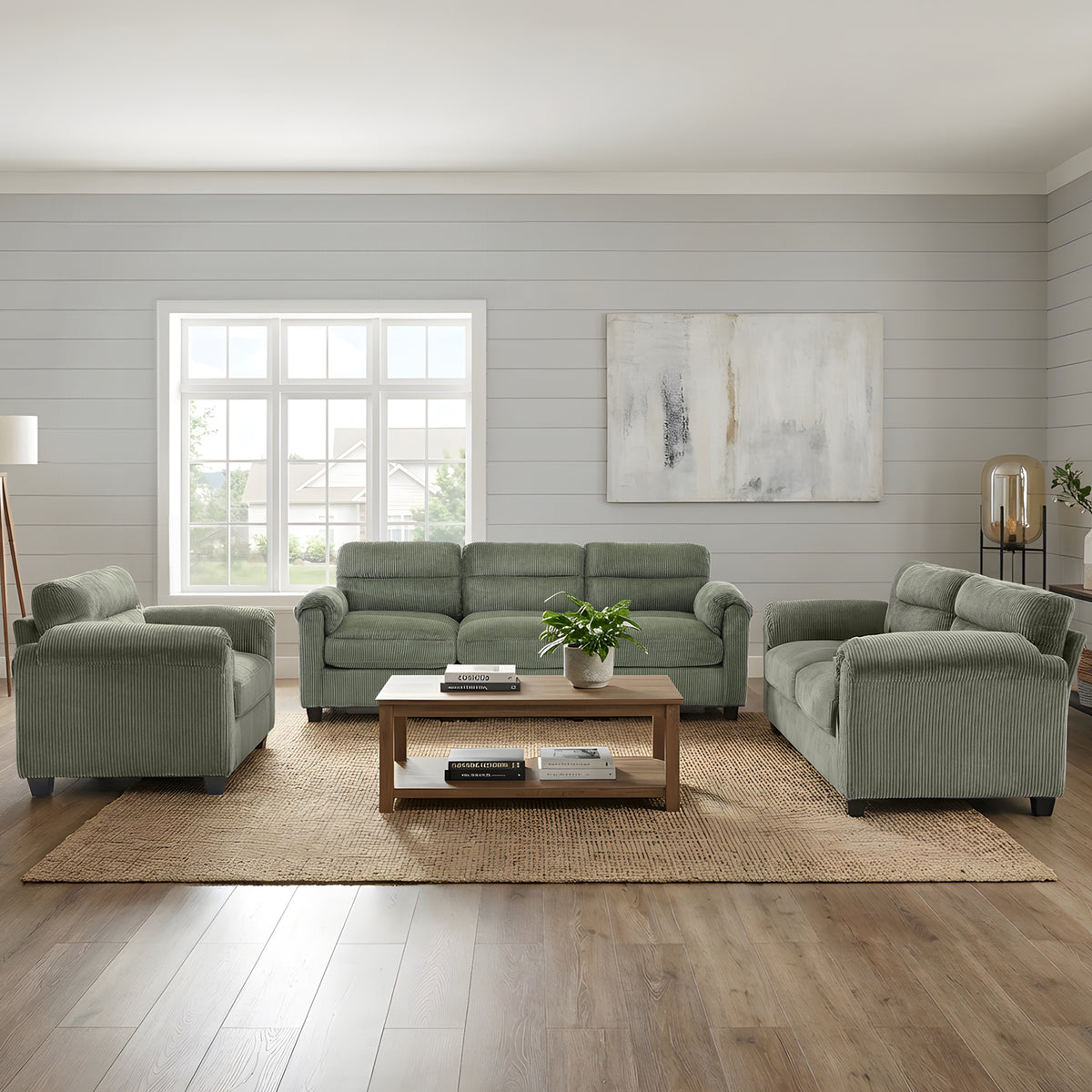Modular Sectional Sofa Couches Living Room Sofa Set Ideal for Small Spaces & Family Fun Green