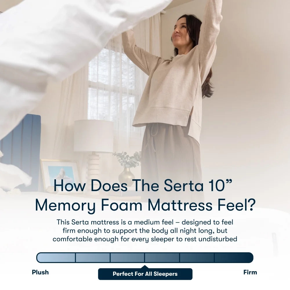 10 Inch, Twin Mattress, Medium Mattress, Gel Memory Foam Mattress, Cooling, Pressure Relief, Mattress in a Box, Twin Size Mattress