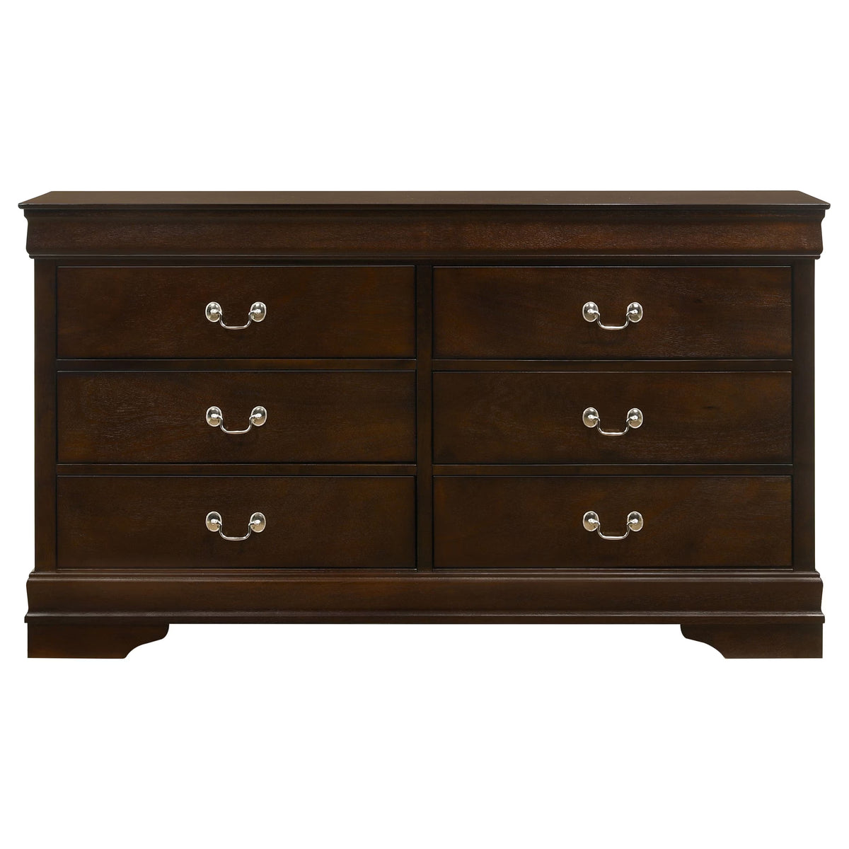 Louis Philippe Panel Bedroom Set with High Headboard