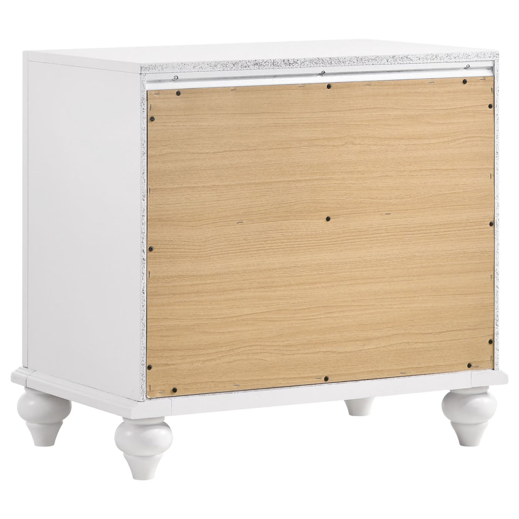 Barzini 4-Piece California King Bedroom Set White