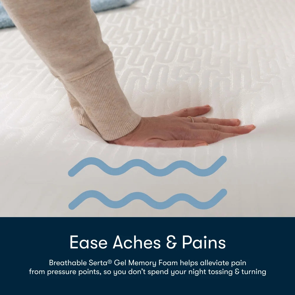 10 Inch, Full Mattress, Medium Mattress, Gel Memory Foam Mattress, Cooling, Pressure Relief, Mattress in a Box, Full Size Mattress