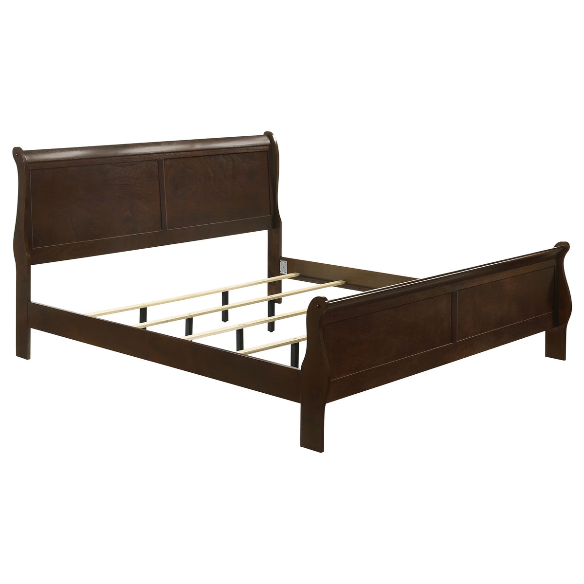 Louis Philippe Panel Bedroom Set with High Headboard